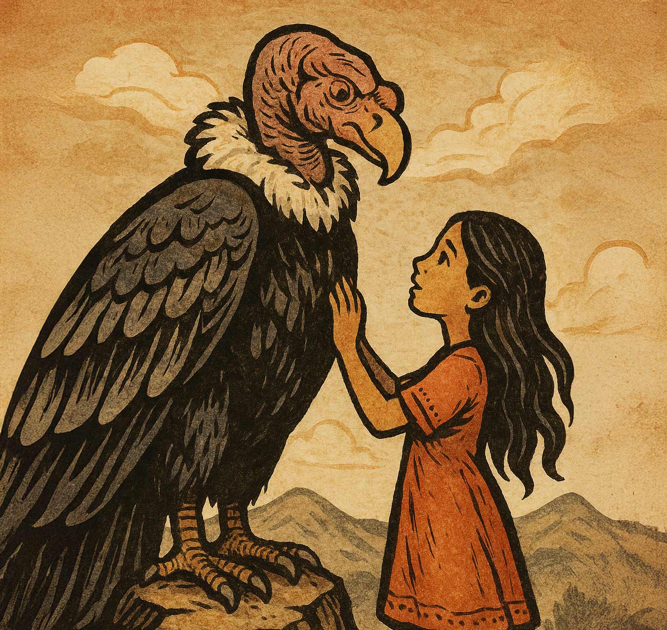 Little Girl and the Condor